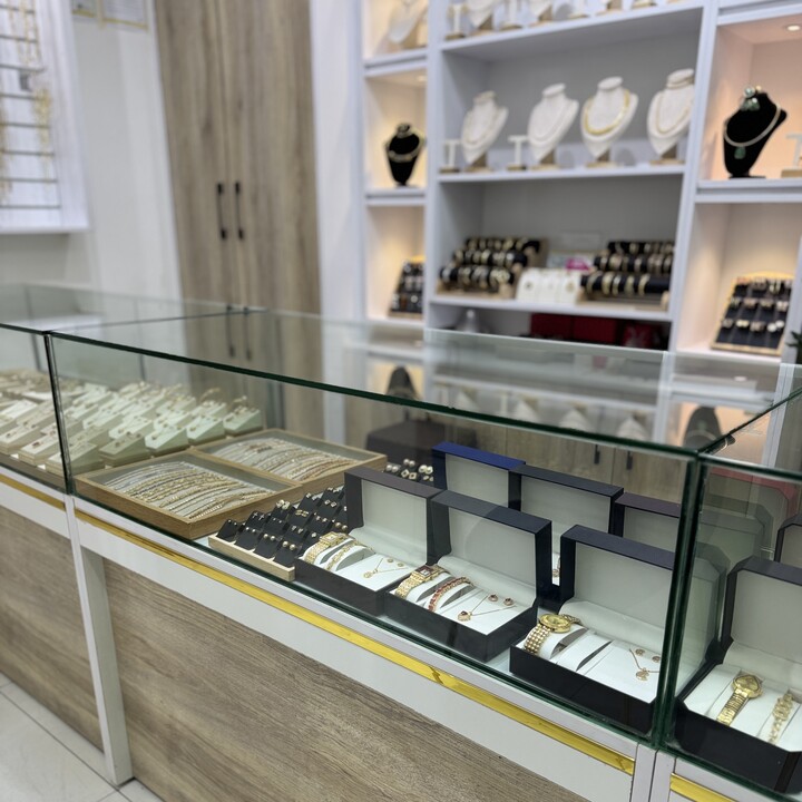 Jewelry display inside Royal Gems Accessories store, featured in a Shopify CRO case study Kenya showcasing improved conversions and customer experience